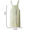 Japonská zástěra do kuchyně s křížovým zadním dílem Dámská zástěra Nové pracovní overaly na pečení pro dospělé a děti