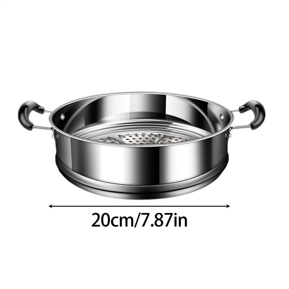 316 Stainless Steel Steamer Basket Kitchen Cooking Tool with Double Ear Steam Rack Safe Material Generic Drain Basket