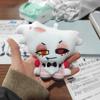 10cm Dolls Hazbin Hotel Vox Lucifer Ko Plush Toy Keychain Kawaii Bag Pendant Cute Anime Peripherals Keyring Birthday Fans Gift