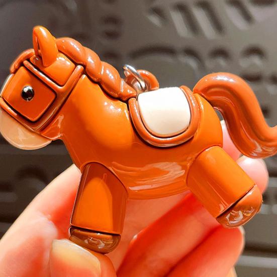 Schlüsselanhänger Anhänger Plüschkugel Deko Pferdeanhänger Dekorativer Handtaschenanhänger Glück Jahr des Pferdes Anhänger Accessoire