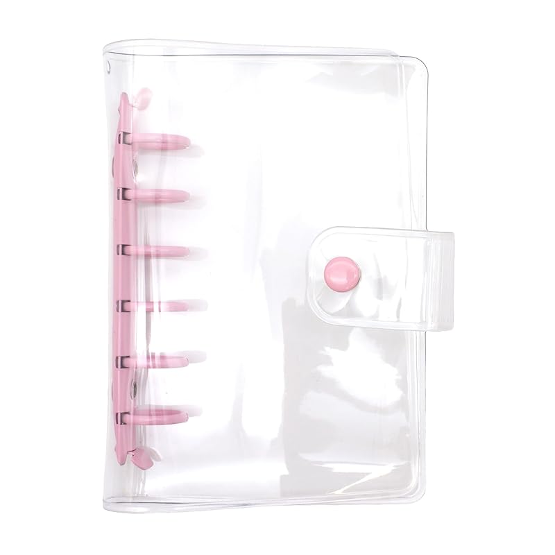 Kamio Japan Clear Sticker Binder, Pink, 231161