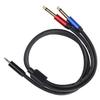 JORINDO JD6092 Dual 6,35mm Klinke auf 3,5mm Klinke Stereo Audio Kabel Y-Typ Verteilerkabel