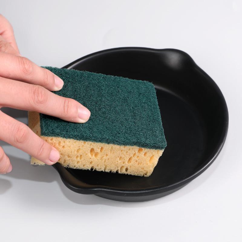 Thickened Dish Sponge Scouring Pad Dish Cloth Kitchen Supplies Cleaning Brush Pot and Bowl Dish Sponge Block.