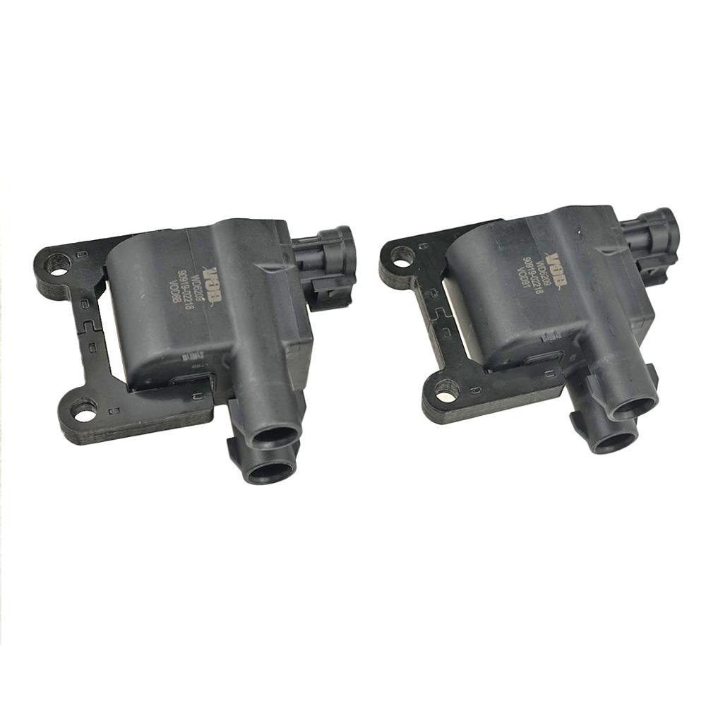 Auto Ignition Coil for Toyota RAV4 XA10 2.0L 1994-2000 Coaster 2.7L 2000-2007 90919-02217 90919-02218 2pcs