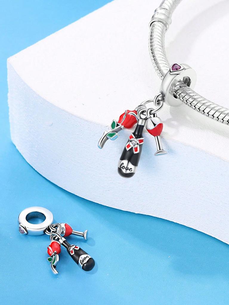 Charms Plata Copper Colors Christmas Gift Strawberry Boots Bead Pendant For Original Bracelet For Women Diy Jewelry Love Gift