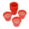 10PCS Planting Basket Plant Cultivation Basket Plastic Hydroponic Planting Mesh Cup for Garden