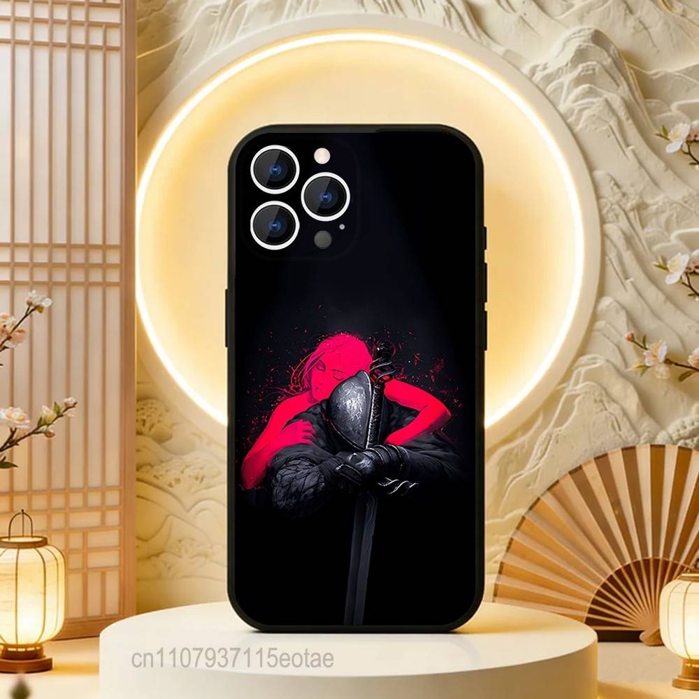 D-Dark Game S-Souls Phone Case For iPhone 17,16,15,14,13,12,11,Pro,Max,Plus,E,Air,Mini Black Shockproof Funda Cover