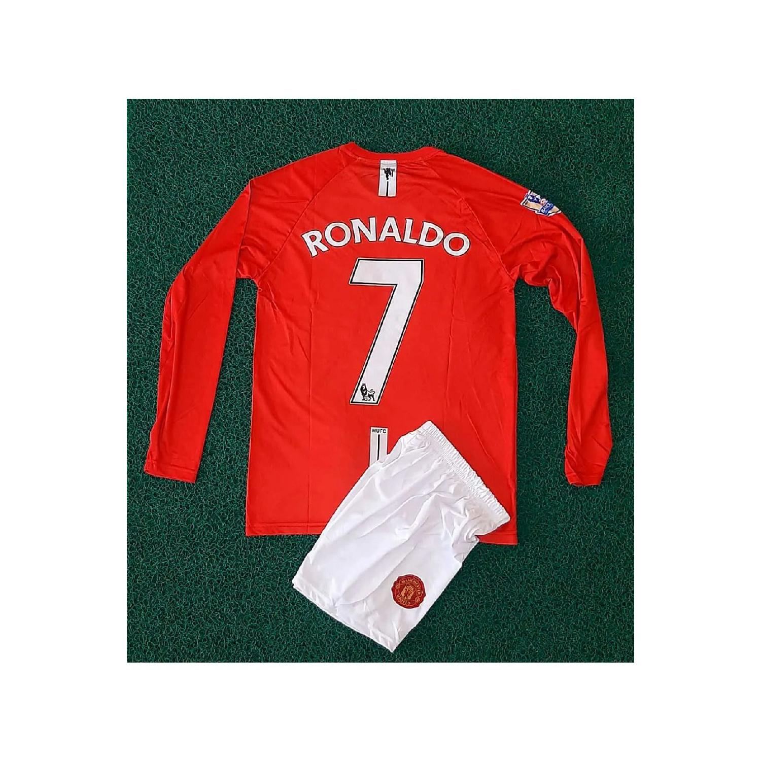 

Детская майка Роналду с длинным рукавом M.united