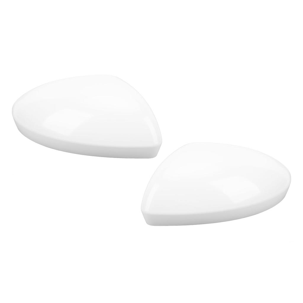 Door Mirror Cover Unpainted White Rearview Side Mirror Cap Wing Mirror Housing Replacement for Altim