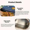 2PCS/SET European Style Tinplate Storage Box Dust-proof Cute Snack Storage Box with Lid Large Capacity