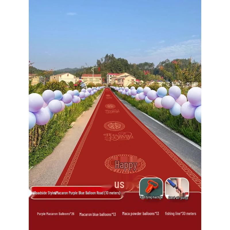 

Rustic Wedding Balloons & Decorations Set for Roadside and Bridal Chamber