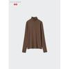 Uniqlo ExTra Warm HeaTTech Cashmere Blend Ribbed Mock Neck T shirT
