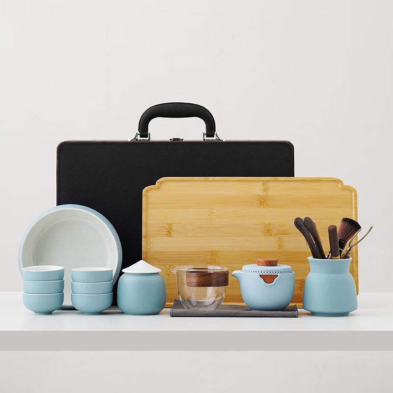 Zhuijia Simple Luxury Ceramic Gongfu Tea Set