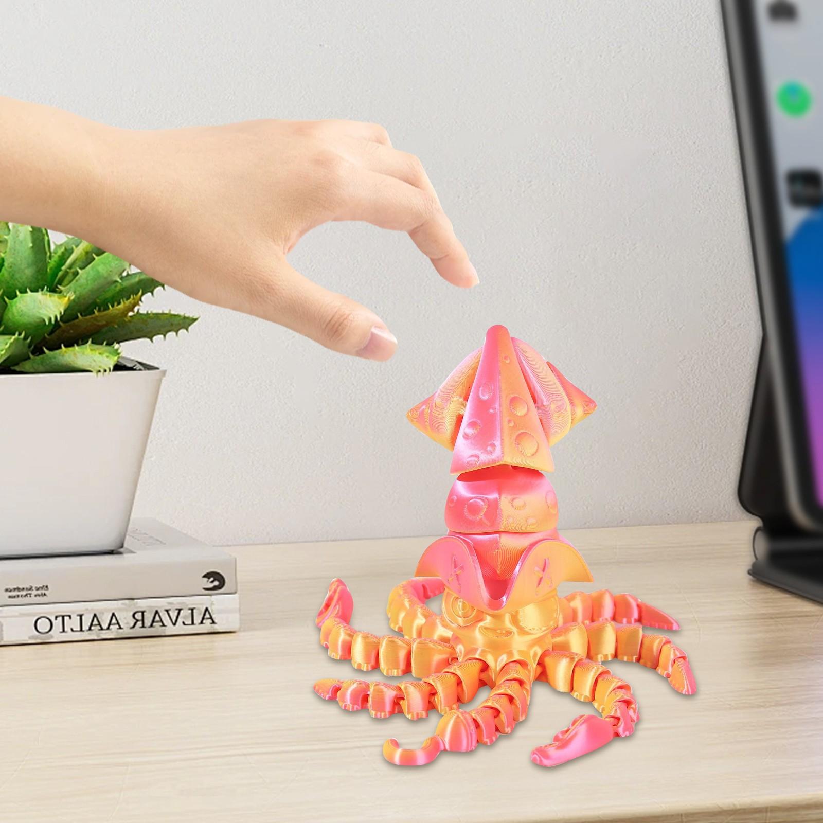 

3D-печать Подвижные суставы Модель животного Ручная игрушка Украшения Креативные декоративные поделки One Size