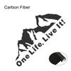 ONE LIFE LIVE IT Car Tuning Off Road SUV Truck Mountain Silhouette Car Sticker Vinyl Car Sticker Decals Decoration Accessories