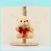Chaveiro de Pelúcia de Urso Desenho Animado Fofo Macio e Aconchegante Pingente Decorativo Para Bolsas