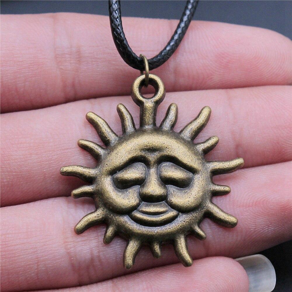 Sun Stars Moon halskjede smykker å lage forsyninger Vintage mote smykker på halsen