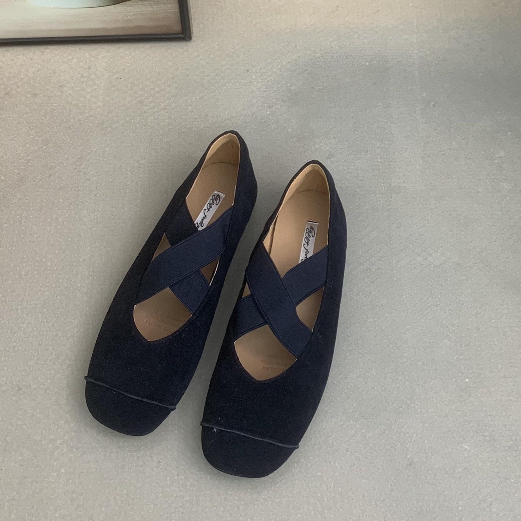 

Мода Bailamos 2025 Весна Новый Бренд Женские Балетки Мягкая Кожа Элегантные Туфли Лодочки Круглый Носок Неглубокие Слипоны Женские Повседневные Балетки 40 темно-синий