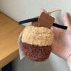 '12/20Cm Cute Food Cake Bag Charm Keychain Coffee Cheese Sandwiches Plush Dolls Toys Keyring Backpack Accessories Xmas Gifts