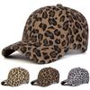 Unisex Visors Leopard Print Baseball Caps Sunshade Peaked Adjustable Sunscreen Hat Vintage Hiphop Style Baseball Hats Outdoor