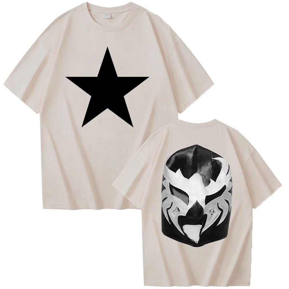 Hip Hop Módní Trička Ye Kanye West Bully Album Tričko Harajuku Krátký Rukáv Kulatý Výstřih Ležérní Volné Potisk Top Unisex