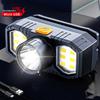 XPE+COB LED Powerful Headlamp Flashlight USB Rechargeable Super Bright Headlight Waterproof for Outdoor Camping Hiking Working