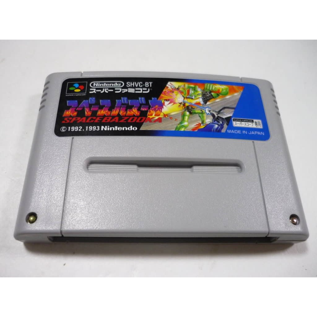 Used Battle Clash (Space Bazooka) SFC SNES Super Famicom SHVC-BT Tested Working Nintendo Shooter NTSC-J Super Nintendo Cartridge
