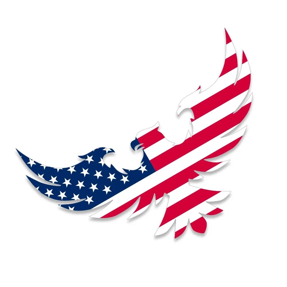 

Car Window Patriotic Sticker American Eagle USA Flag Auto Vinyl Decor Decal for Car Bumper Truck RV SUV Boat Tuning Decoration