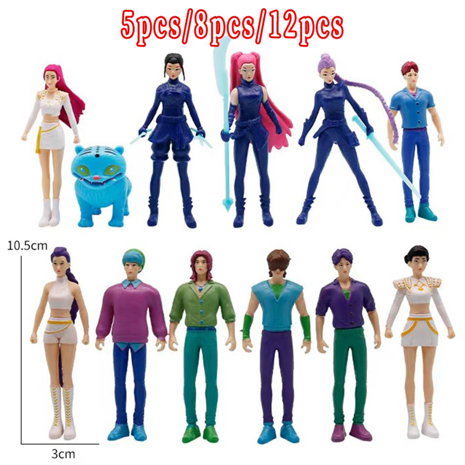 Anime Kpop demon hunters Figure Model Toy Cartoon Gaming Peripherals Desk Decoration Collection Figures Model Toy For Kid Gift