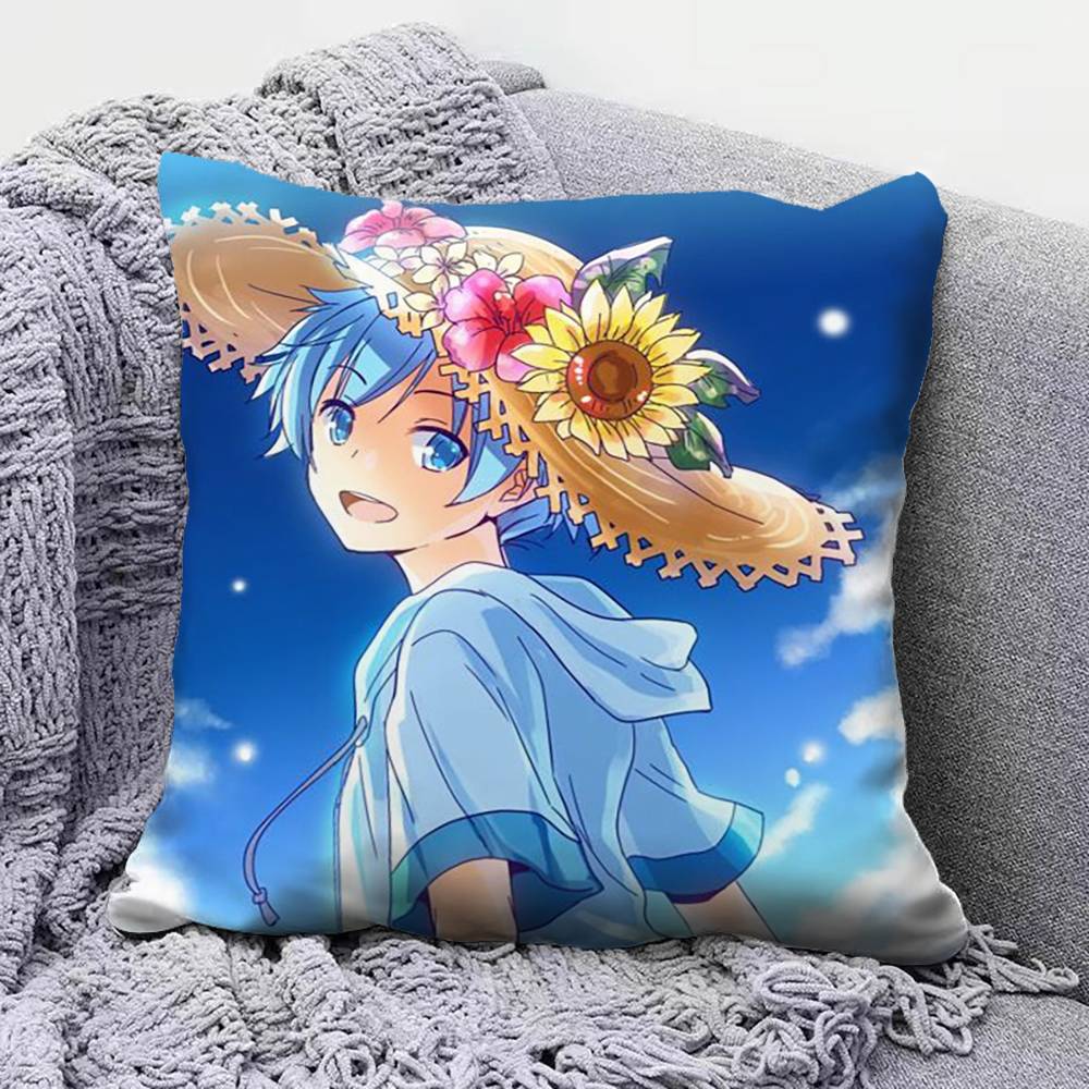 Karma and Nagisa Assassination Classroom Koro Sensei Home Sofa Cushion Covers and Aecorative Custom Pillow Covers
