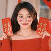 6 Sheets New Glitter Face Waterproof Temporary Face Makeup Patches DIY Red Sticker Women