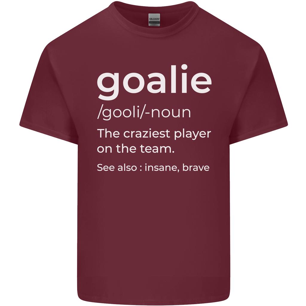 Goalie Keeper Football Ice Hockey Funny Unisexs Light Cotton TShirt