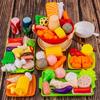 Play Kitchen Set: Simulated Food, Seafood, Fruit, Vegetable, Hot Pot, Barbecue Toys for Children, Boys and Girls Cooking Experience