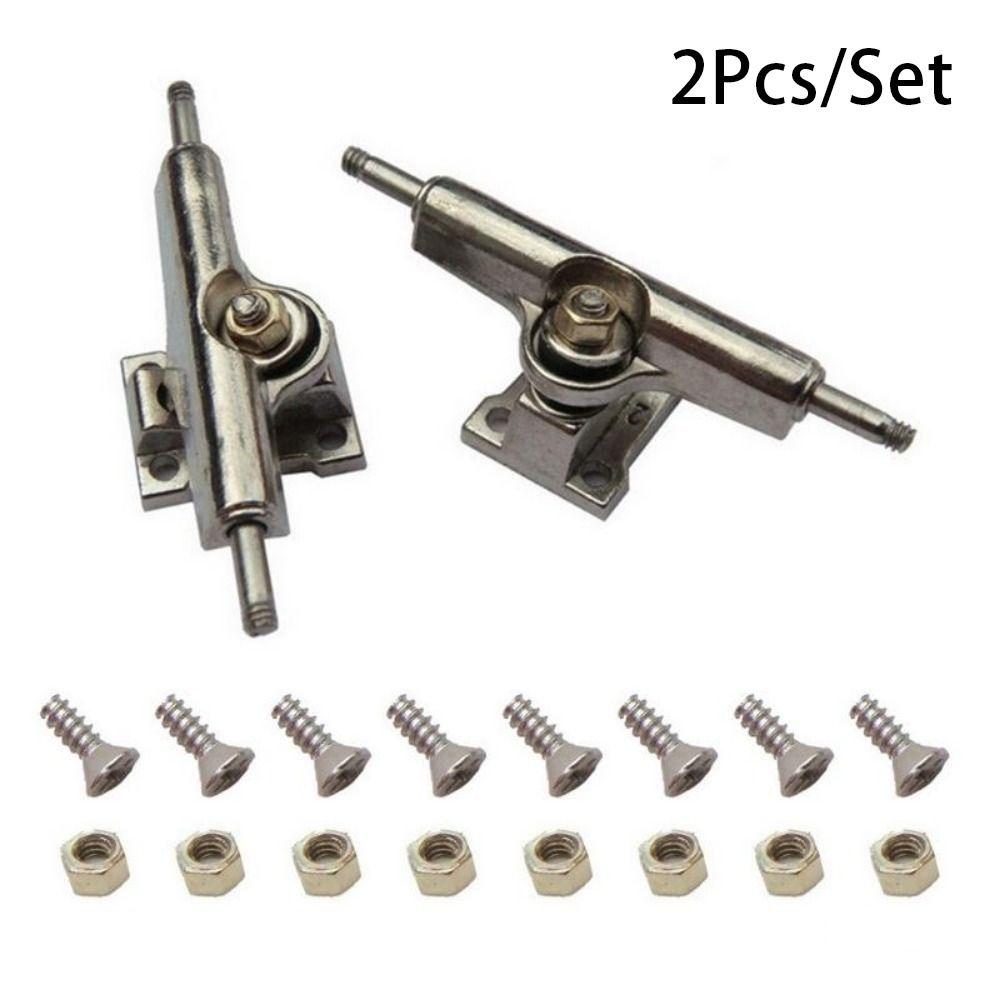 

2 шт. Болты для грузовиков, подшипники, деки, кронштейны с гайками, детали для фингерскейтборда 29 мм 2Pcs/Set