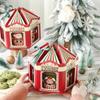 Lie Hu Hu Christmas Hexagonal Gift Box with Window