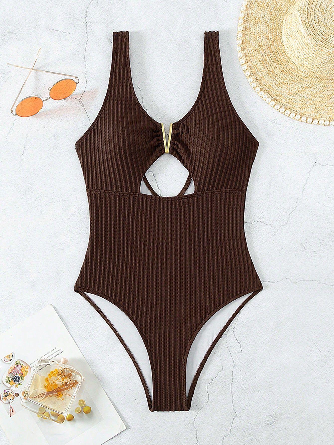 

TS JYL-BK146 Solid Bikini Set, Elegant Alluring Swimwear For Hot Spring XL пучки синього кольору