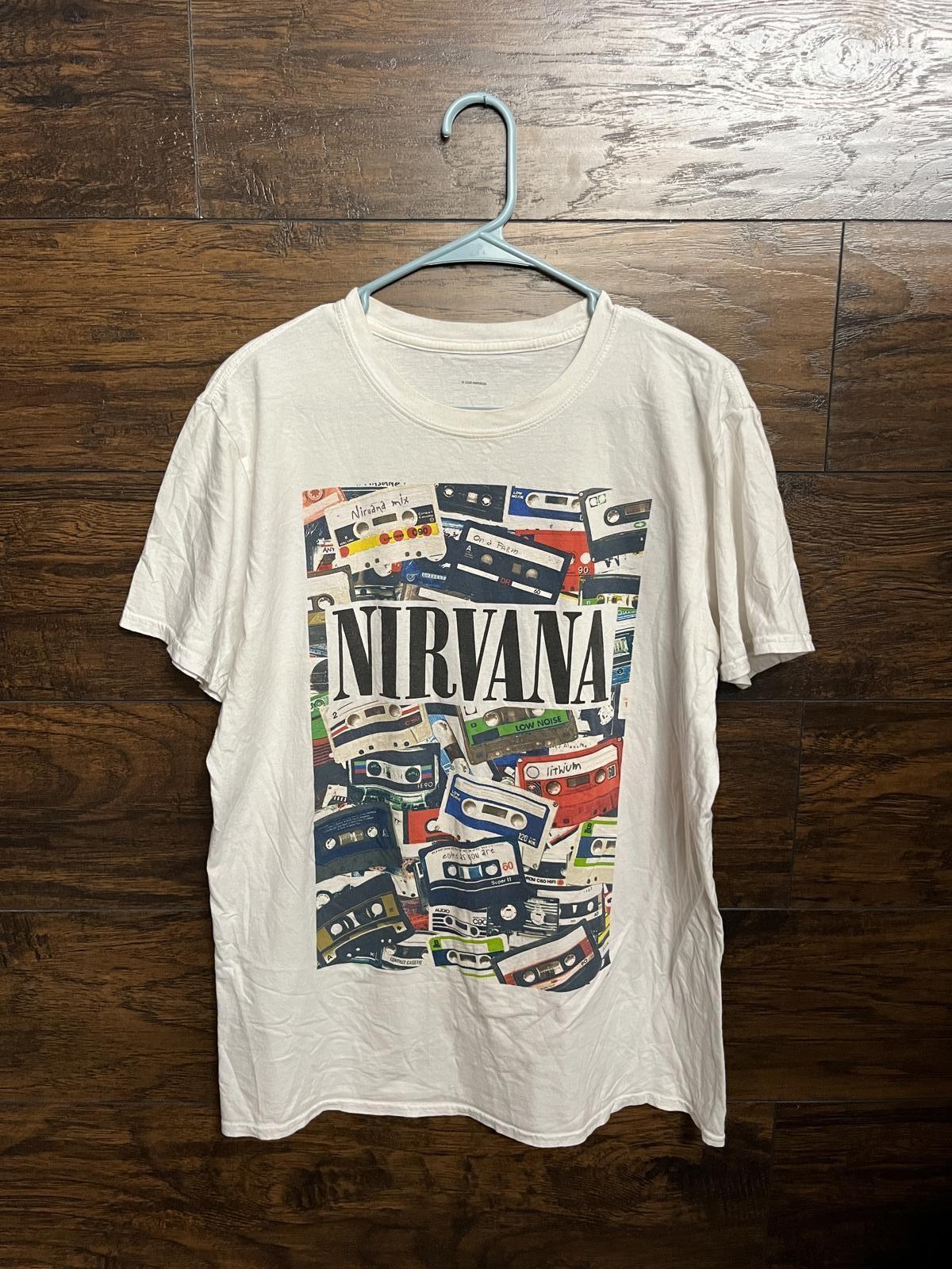 26 Nirvana Cassette Mix T-shirt Lithium Come As You Are Unisex T-Shirt M