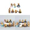 Capybara Crocodile With Turtle Pvc Action Figures Model Toy Doll Decoration Gift