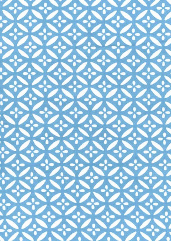 Tenugui Made In Floral Design Niwa-zome (hand Towel) - Chu-sen Dyeing, 100% Cotton, Japan, Cloisonné