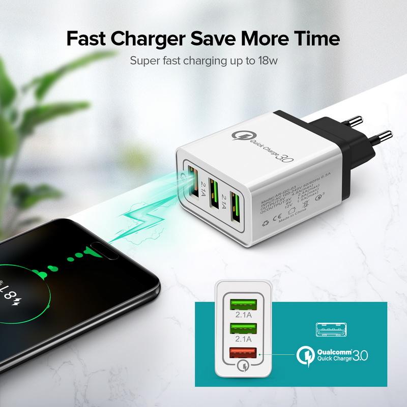 Micro USB Zinc Alloy Braided Data Wire For Honor 7A 7C 8A 6C Pro 5A 6A 6X 7X 8X 8S Fast Charge QC 3.0 Fast Wall Charger