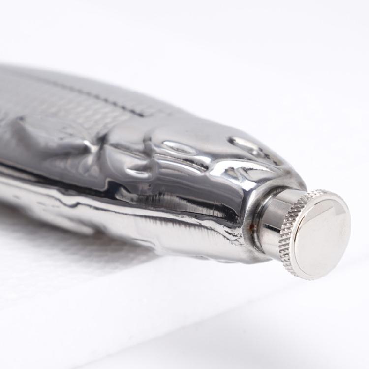 5oz Fish Shape Wine Bottle 304stainless Steel Unique Flasks for Serving Drinking Suitable for Parties and Family Event