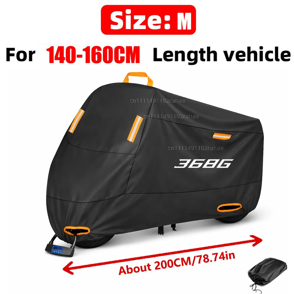 For Zontes 368G Outdoor Motorcycle Cover Waterproof Thickened Polyester Uv Protective Rain Dust Sun All Weather Cover
