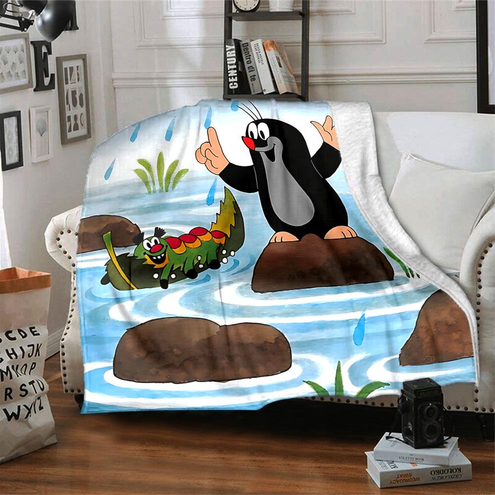 1pc Springtime Adventures Nature Flannel Blanket,Ultra Soft Warm Plush Throw for Home Bedroom Bed Sofa Cover Camping Picnic Gift Y7247