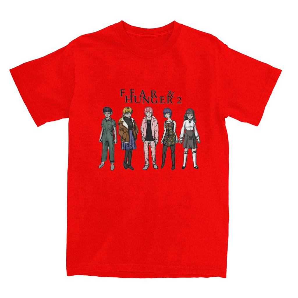 Fear And Hunger Termina TShirt Mens Video Game Cartoon Vintage Cotton T Shirts Summer ONeck Tee Shirt Oversized Clothing