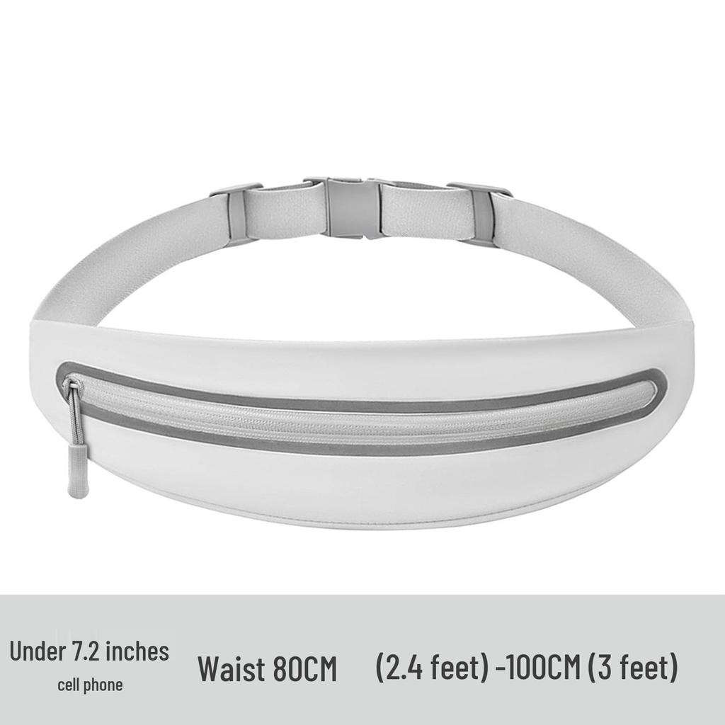 Unisex Waterproof Slim Running Belt: Multifunctional Phone Pouch for Outdoor Sports, Cycling, and Fitness