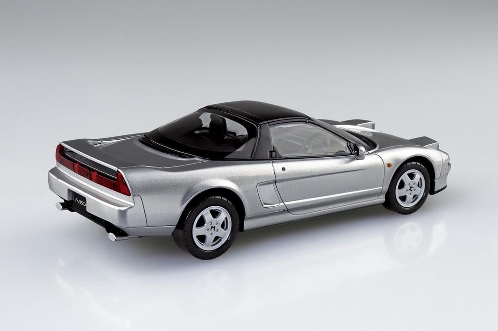 Aoshima Bunka Kyozai Scale Rakupla Snap Kit Honda NA1 NSX Sebring Silver Plastic Model Kit (AOSHIMA) 1/32 No. 19-SS Pre-Colored (Automobile)