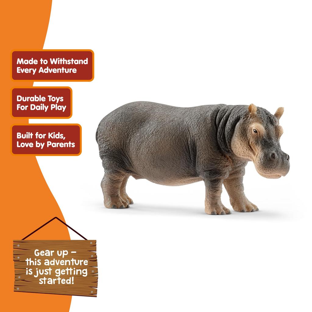 Schleich Wildlife Hippopotamus Figure 14814