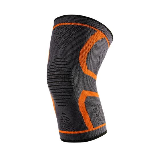 Knitted Sports Knee Brace Lightweight Breathable Knee Compression Sleeve Women Men Elastic Outdoor Fitness Basketball Running Knee