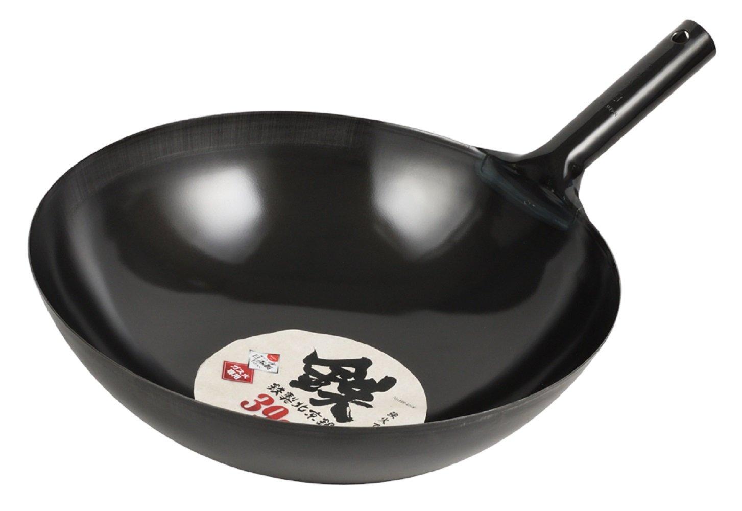 

Вок Pearl Metal Black 39 см железный Пекинский Вок HB-4218 чёрный