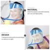 Sun Shade Hat Spittle-Proof for Protective 1Pcs with Uv Protection Sky-Blue